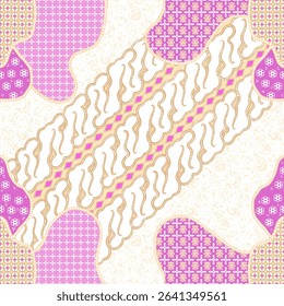 batik vector design from indonesia