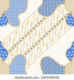 batik vector design from indonesia