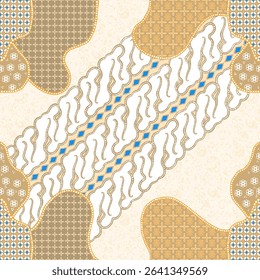 batik vector design from indonesia