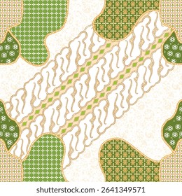 batik vector design from indonesia
