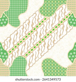batik vector design from indonesia