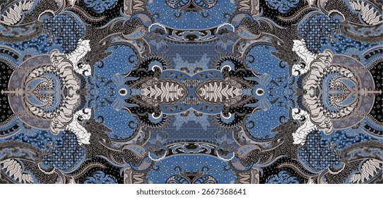batik vector pattern design image