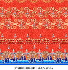 batik vector pattern design image