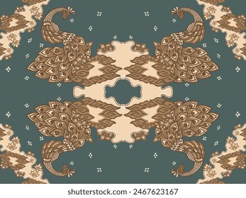 Batik vector patterns from Indonesia are usually used for backgrounds and textures
