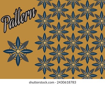 Batik-style patterns with charming color combinations, suitable for creating attractive and aesthetic fabrics or clothes."