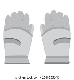 Bating gloves clip art design vector illustration image
