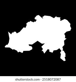 Batna province map, administrative division of Algeria.