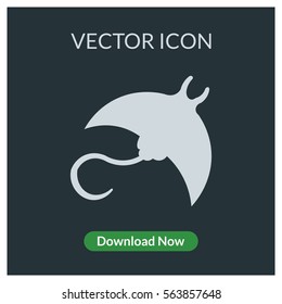 Batoids vector icon