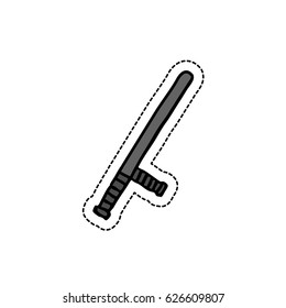 baton doodle icon