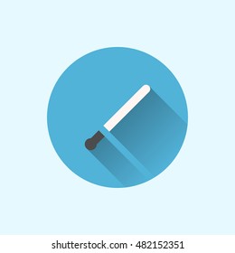 baton icon. flat style