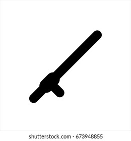 Baton icon in trendy flat style isolated on grey background. Baton icon page symbol for your web site design Baton icon logo, app, UI. Baton icon Vector illustration, EPS10.
