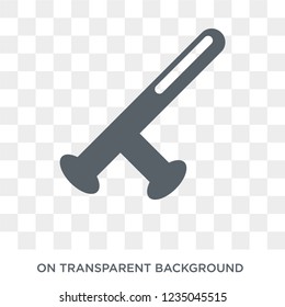 Baton icon. Trendy flat vector Baton icon on transparent background from law and justice collection. 