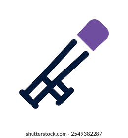 baton icon. vector dual tone icon for your website, mobile, presentation, and logo design.