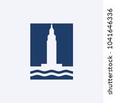 Baton Rouge and shield vector logo.