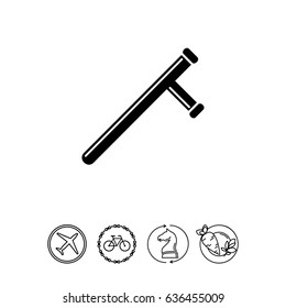 Baton simple icon