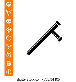 Baton simple icon
