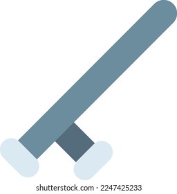 baton Vector illustration on a transparent background. Premium quality symmbols. Line Color vector icons for concept and graphic design. 
