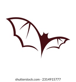 Bats animal logo icon design illustration