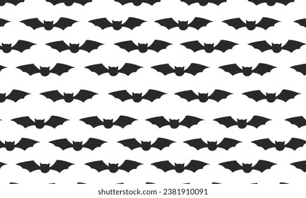 Bats Black Background Para Halloween, Vector