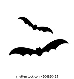 Bats icon vector