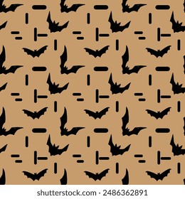 The Bats Seamless Vector Pattern Design