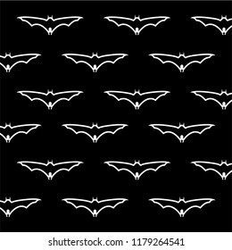 Bats Silhouette Vector Download  Background