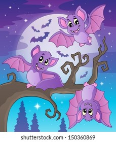 Bats theme image 4 - eps10 vector illustration.