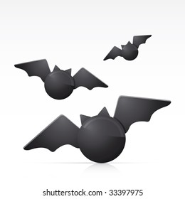 Bats. Vector in Adobe Illustrator EPS for multiple applications.