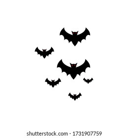 Bats vector graphic design illustration