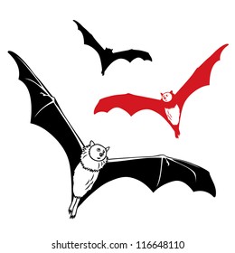 Bats - vector illustration