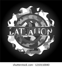 Battalion on grey camo pattern