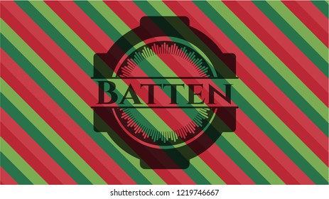 Batten christmas emblem.