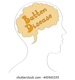 Batten Disease Vector Background 