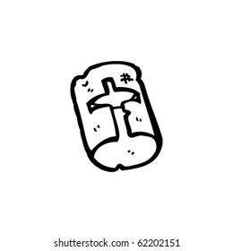 battered knights helmet cartoon