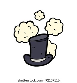battered old top hat cartoon