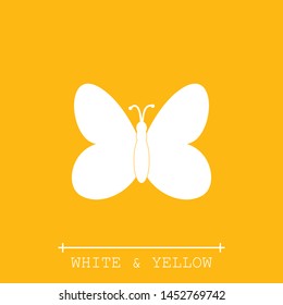 A batterfly vector icon. The sign of a batterfly. The world of nature.