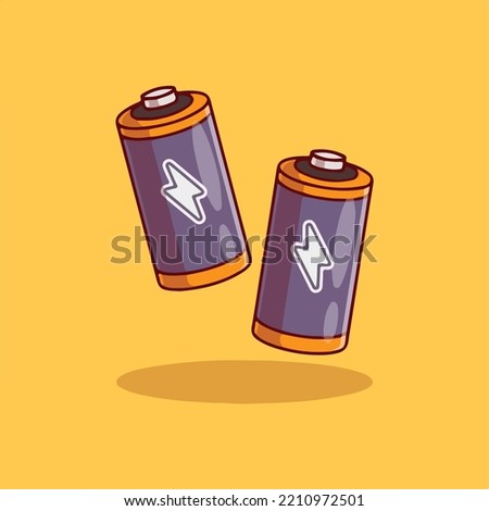 Batteries art with eps 10
