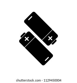 Batteries icon vector icon. Simple element illustration. Batteries symbol design. Can be used for web and mobile.