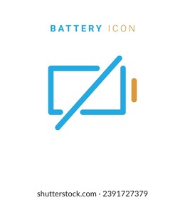 Batteries Related Vector Line Icons.Simple flat icons. Suitable for apps or websites.