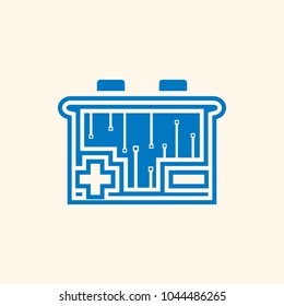 battery accu digital logo