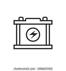 Battery accumulator icon design. vector illustration