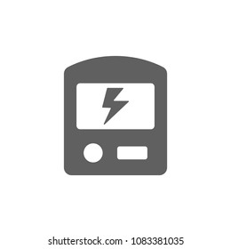Battery backup vector. Symbol for your web site design, logo, app, UI. Vector illustration, EPS
