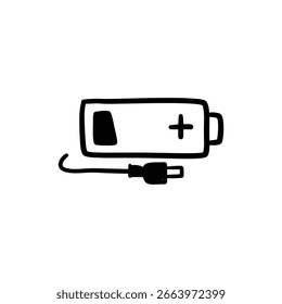Aufgeladene Batterie symbolisiert Selbsterneuerung und Energie