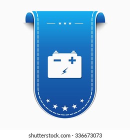 Battery blue Vector Icon Design