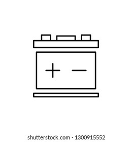 battery, car icon. Can be used for web, logo, mobile app, UI, UX