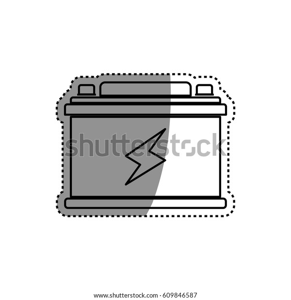 Battery
car isolated vector illustration graphic
design
