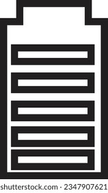 Battery Cell Full Outline Icon