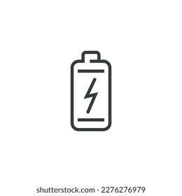 Icono de carga de carga de la batería, ilustración vectorial