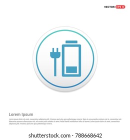 Battery Charge Icon Background icon template