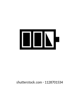 Battery charge icon , lithium , vector sign design